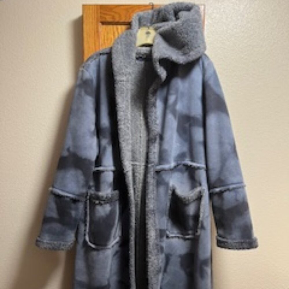 Sundance -Scandal made in Italy, Shayla hooded Jacket, faux suede - regular size